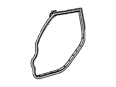 2005 Pontiac Vibe Door Seal - 88969774