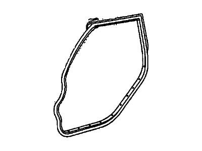 GM 88969775 Weatherstrip,Rear Side Door