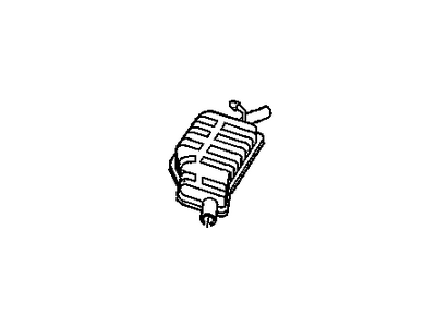 1998 Cadillac Deville Exhaust Pipe - 25670396