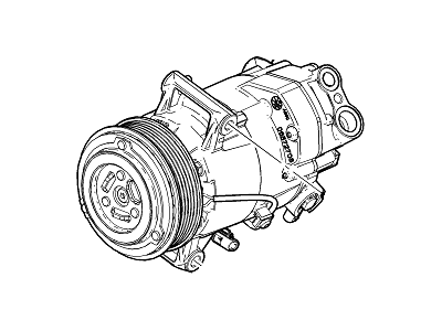 GM 13413338 Air Conditioner Compressor Kit