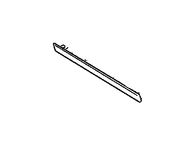 2002 Cadillac Eldorado Door Moldings - 12480844