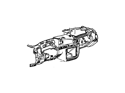 GM 20924443 Panel Assembly, Instrument Panel Lower Trim *Neutral L