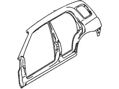 GM 91175261 Panel,Body Side Outer