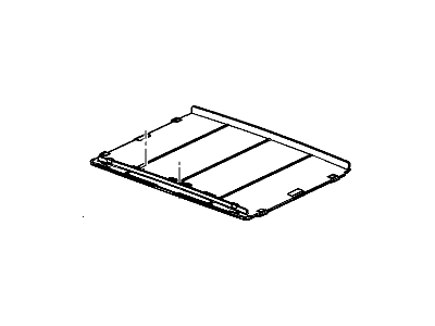 GM 25992780 Sunshade Assembly, Sun Roof *Gray