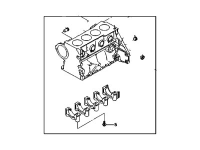 GM 96487434 Block Asm,Engine