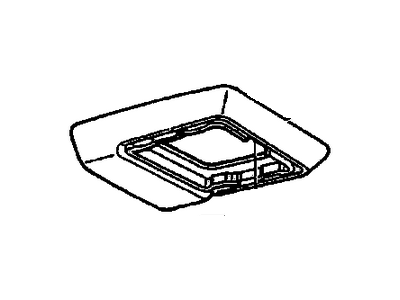 GM 20277539 Housing, Dome Lamp *Black