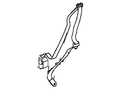 2002 Chevrolet Cavalier Seat Belt - 88951555