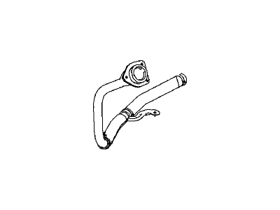 2011 Chevrolet Aveo Fuel Filler Hose - 96985959