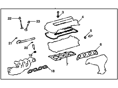 GM 94860082 Gasket Kit,Cyl Head