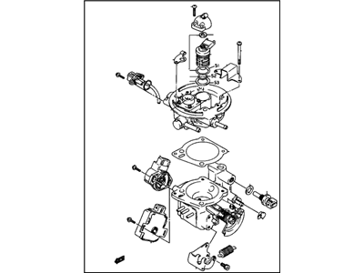 GM 96067860 Throttle Body Fuel Injector