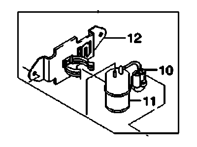 GM 25183355 Valve Asm,Intake Manifold Runner Control Valve Actuator Vacuum Control Solenoid