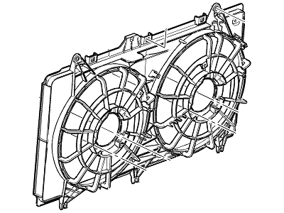 2015 Chevrolet Camaro Fan Shroud - 22762592
