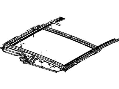 GM 89022653 Module Asm,Sun Roof (Less Window & Sunshade)