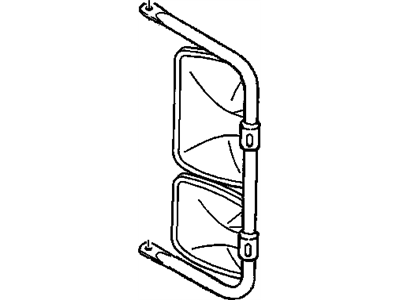 GM 12475617 Mirror,LH Osrv Head & Loop