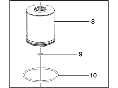 GM 13539108 Filter Kit, Fuel