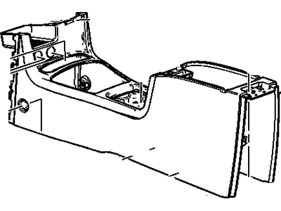 GM 10361981 Console Assembly, Front Floor *Neutral