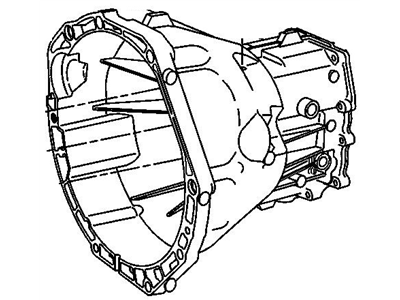 GM 89048180 Front Transmission Case Assembly