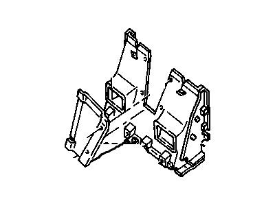 GM 14107376 Baffle, Radiator Air Upper