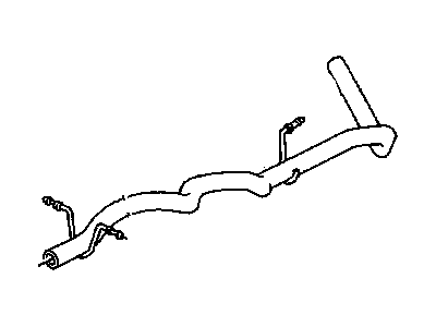 GM 15662530 Exhaust Tail Pipe Assembly