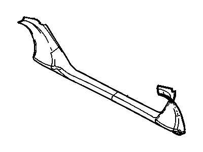 GM 10326510 Molding Assembly, Lift Gate Lower *Gray Y
