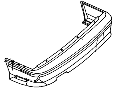 Chevrolet Bumper - 22548855