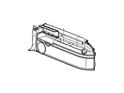 GM 89023996 Panel Asm,Body Side Trim *Oak *Oak