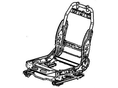 GM 20825564 Frame Assembly, Driver Seat 6Way