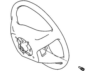 1996 Chevrolet Prizm Steering Wheel - 94855452