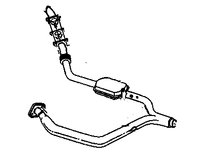 GM 10407880 Exhaust Crossover Pipe Assembly
