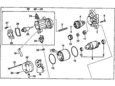 Chevrolet Prizm Starter - 94857220