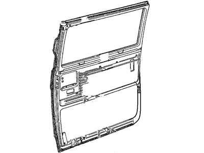 GM 15724916 Door Assembly, Rear Side