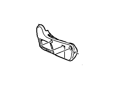 GM 15214532 Cover, Front Seat Adjuster Finish *Light Ttnum