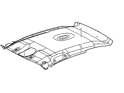 GM 10350864 PANEL, Roof Headlining