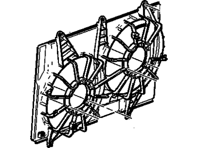 Cadillac Fan Shroud - 25708388