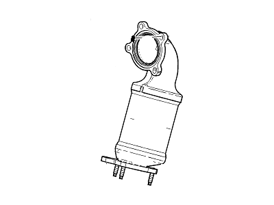 GM 12679573 Warm Up 3Way Catalytic Convertor Assembly