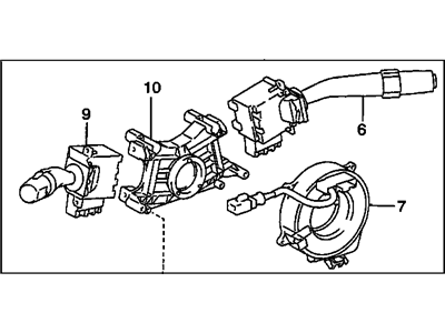 2000 Chevrolet Prizm Wiper Switch - 94857234