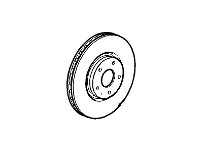 Chevrolet Corvette Brake Disc - 20981825