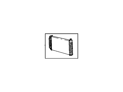 GMC G2500 Radiator - 52489379