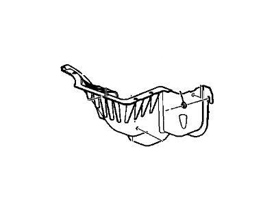 GM 25760173 Panel Assembly, Air Inlet Housing Lower