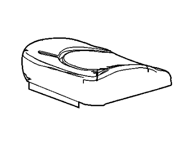 15276508 GM Cover Assembly, Driver Seat Cushion *Light Ttnum Illustration 1 of 1