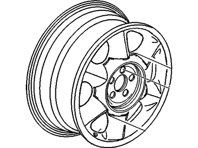 GM 9593142 Wheel Rim, 16X7