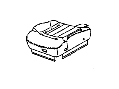 GM 12376332 Cover,Driver Seat Cushion *Graphite