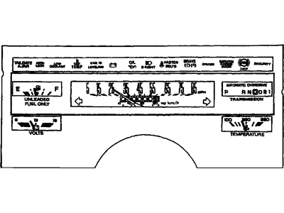 GM Instrument Cluster - 16169854