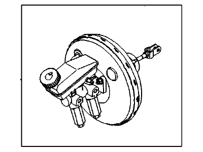 Pontiac G3 Brake Booster - 96652680