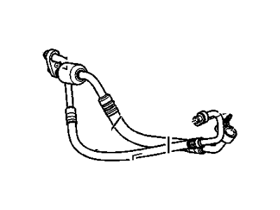 2004 Pontiac Grand Prix A/C Hose - 10344009