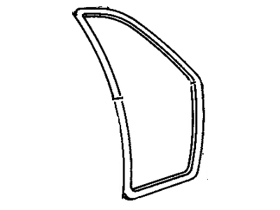 GM 30020547 Weatherstrip,Front Door Opng,LH (On Esn)