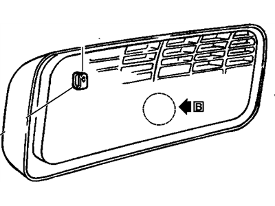 GM 19130783 Grille Asm,Radiator *Black