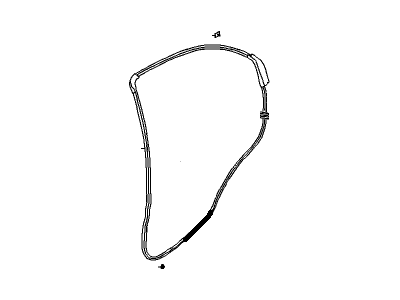 Pontiac G3 Door Seal - 96649136