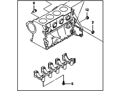 GM 96814875 Block Asm,Engine