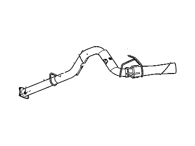 GM 25996745 Exhaust Tail Pipe Assembly